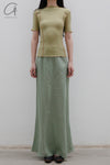 BASERANGE Daidin skirt SKDY-SL-AU23 Salvador green (SKDY-SL-000)